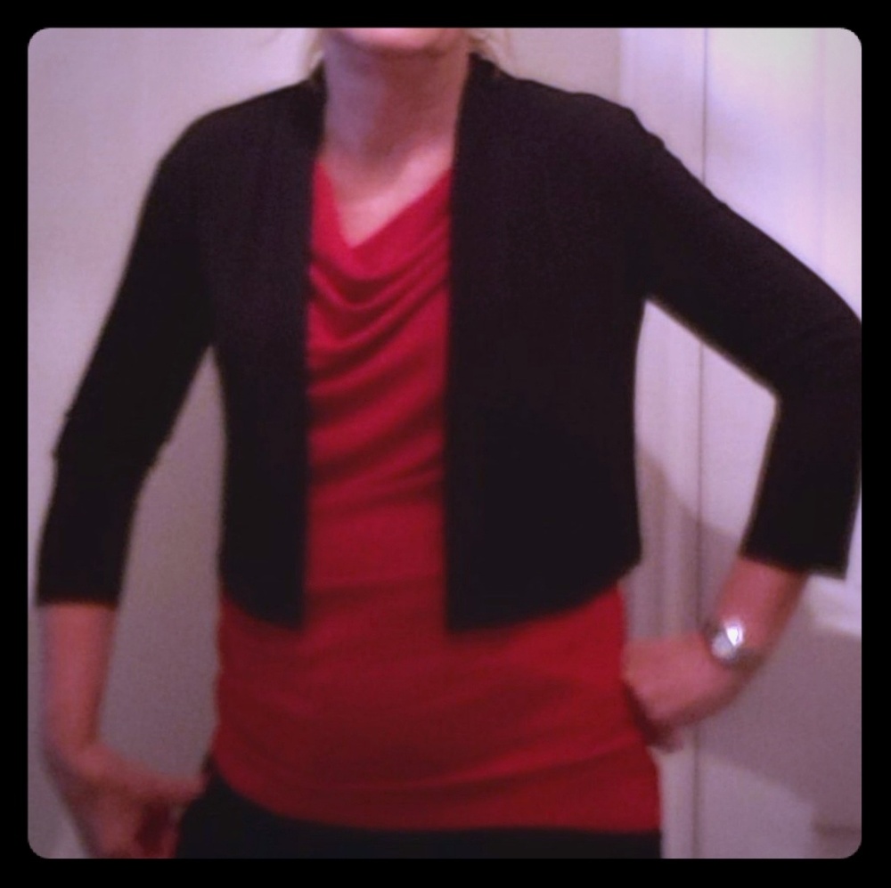 Calvin Klein Black Shrug
